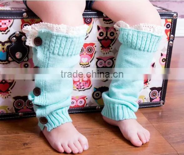 High Quality Kids Acrylic Leg Warmer, Kids Knitted Boot Socks