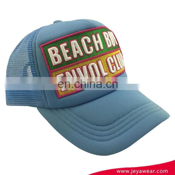 Wholesale High Quality Polyester and Foam Custom Logo Embroidery Trucker Mesh Cap photo-3