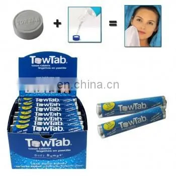 Promotional Gift Compressed Magic Towel.Compressed Tissue With Box Packing