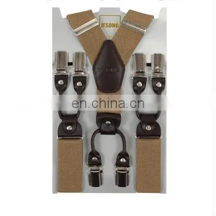 2017 Yiwu Fashion Clip Suspenders High Quality Men Jeans Suspenders photo-3