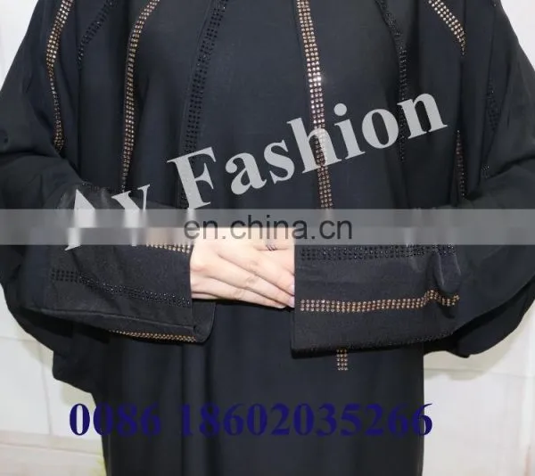 New Beautiful Muslim Wear Ladies Balck Abaya Maxi Dress Kaftan And Beaded Long Dress African photo-6