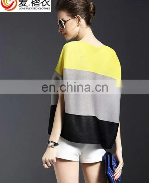 New Arrival 2017 Top Quality Pleated Blouse Plus Size photo-4