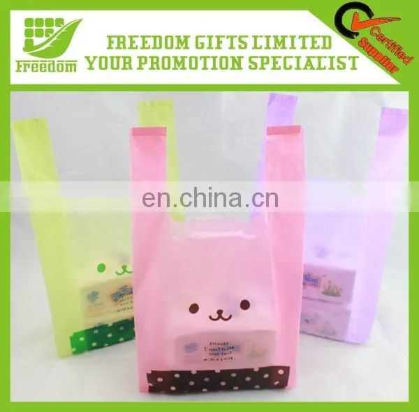 Promotional Logo Printed Packaging Shopping Bag Plastic Bag photo-3