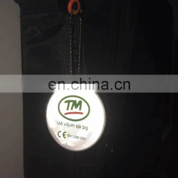 Hot Selling Soft Plastic Reflective Keychain Safety Hanger EN13356 photo-3