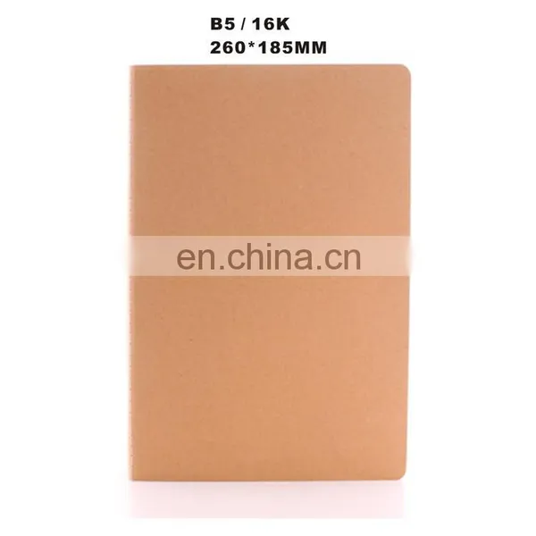 Customized Logo Kraft Cover Office Notebook With Multi Sizes B5 B6 A4 A5 A6 photo-5