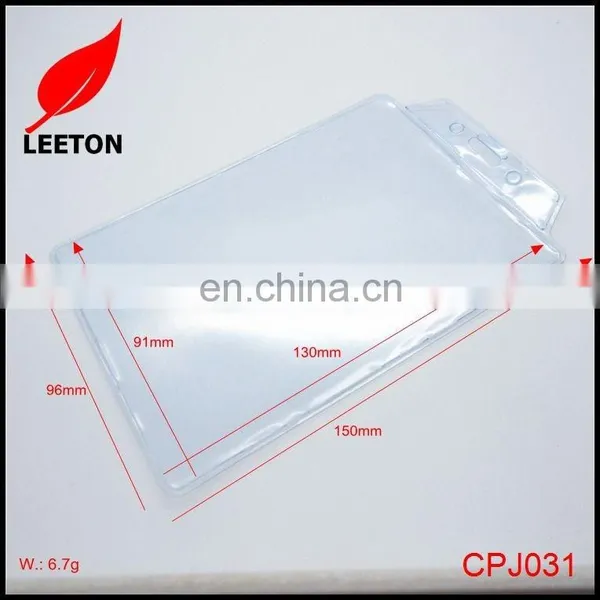 Factory Custom PVC Waterproof Exhibition ID Card Holder photo-2