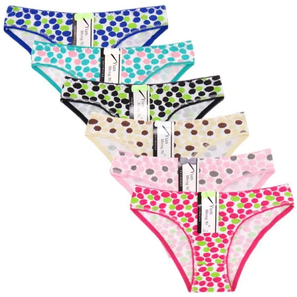 Yun Meng Ni Sexy Underwear Hot Sale Women Pants Cotton Printing Stock Lingerie For Women photo-3