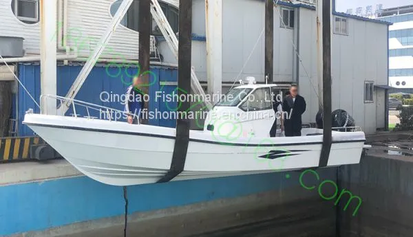 Fiberglass Speed Boat Twin Engines