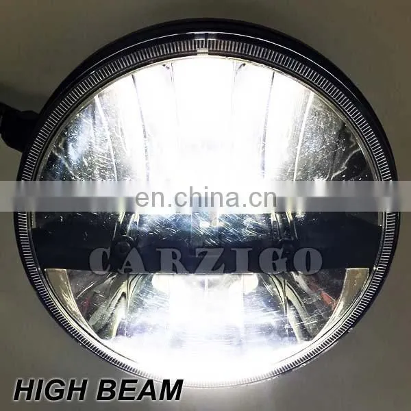 Made in Guangzhou IP68 IP6K9K 30w Round 7 Inch LED Headlamp With High Beam Low Beam for Jeep Wrangler for Land Rover Defender photo-4