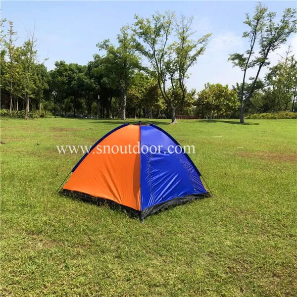 3 Person Camping Tent Hiking Tents Single Layer RainProof For Outdoor Sports photo-2