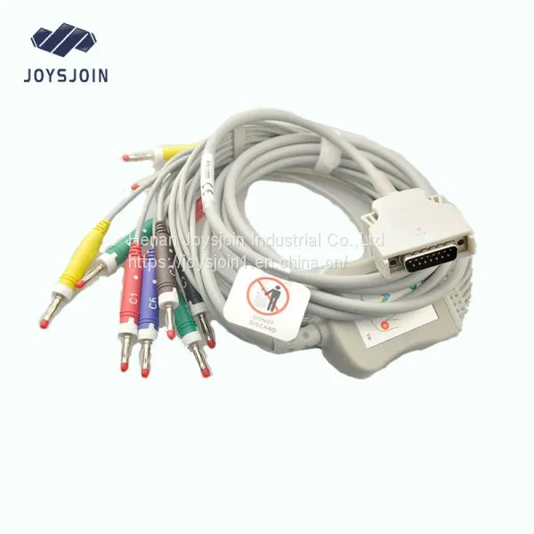 ELI 100 Mortara One-piece 10-Lead EKG Cable With Leadwires