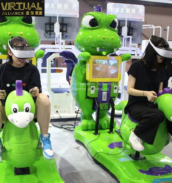 Virtual Alliance Kids Entertainment Mini Shooting Baby VR Kids Horse Riding Equipment photo-2