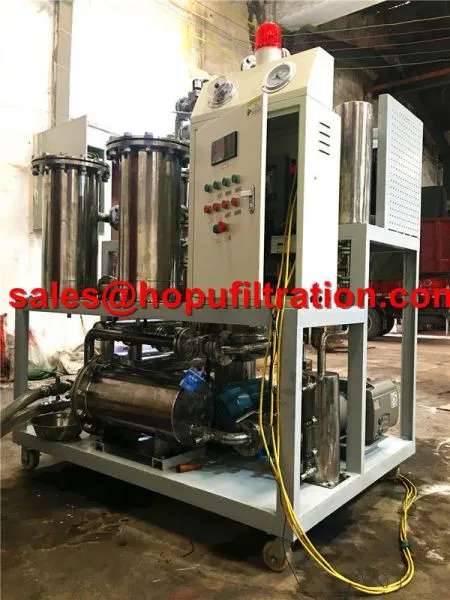 Waste Soya Oil Purifier, Restaurant Cooking Oil Regeneration System, Sunflower Oil Filtration Facility photo-2