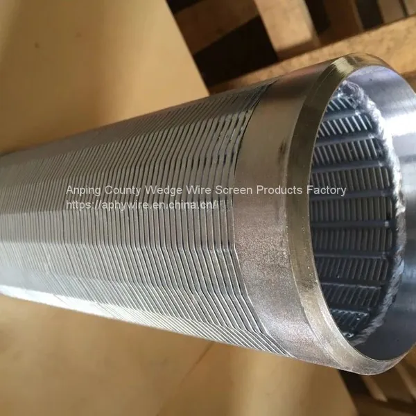 Wedge Wire Johnson Screen Pipe , Vee-wire Wrapped Screen Tube for Well Drilling, Sand Control, Dewatering Pump photo-4