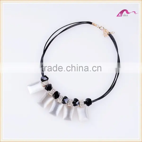 Fashion Luxury Crystal Jewelry Heavy Choker Women Statement Necklace photo-2