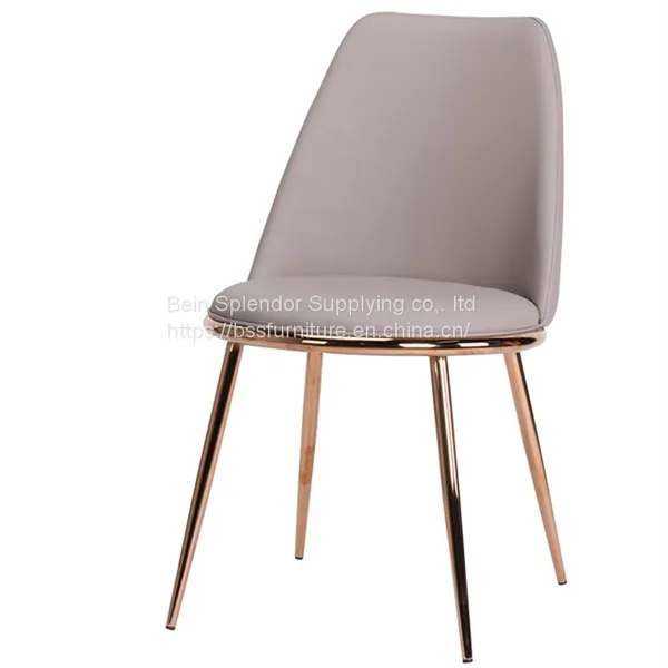 Dining Chairs PP Chair With Metal Legs Antislip Living Rooms Nurseries Waiting Areas