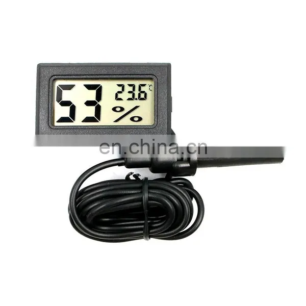 Mini LCD Digital Thermometer Hygrometer Thermostat Indoor Convenient Temperature Sensor Humidity Meter Gauge Instruments Probe photo-3