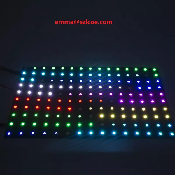 Individual Addressable RGB SMD5050 WS2812B Flexible PCB Digital 8x8 8x16 16x16 256 Pixels Flexible LED Matrix Display Panel photo-4