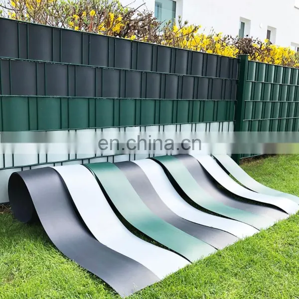 Zaunfolie Zaun Streifen Doppelstabmatten Zaun 35 Meter x 19CM Plastic Fence PVC Strip Screen Fence photo-2