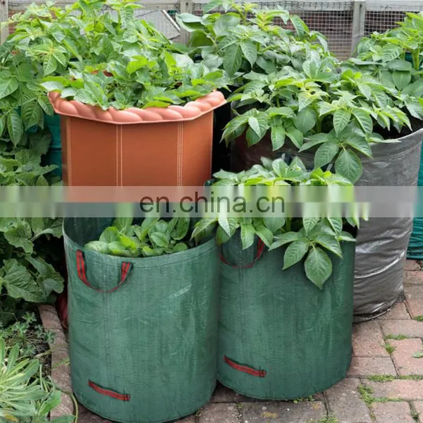 3-Pack 32 Gallons Eco-friendly Collapsible Gardening Waste Bag,Leaf Bag photo-3