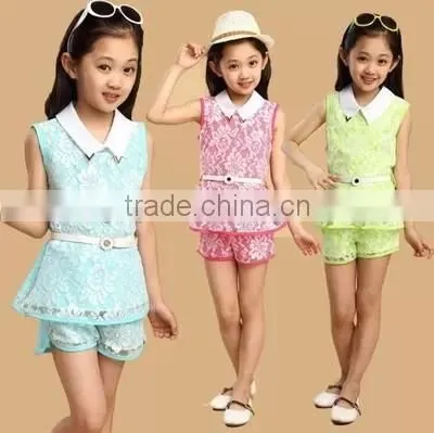 2015 Summer Shorts Girls Leisure Suit Cute Children China Supplier photo-5