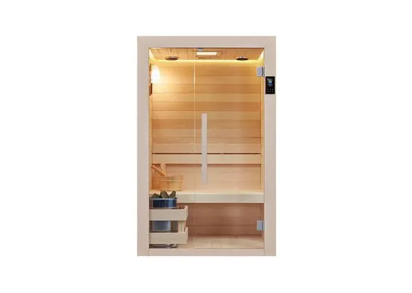 Modern Electric Double-deck Wooden Traditional Single or 2 Person Sauna for Outdoor Use in China Factory photo-1