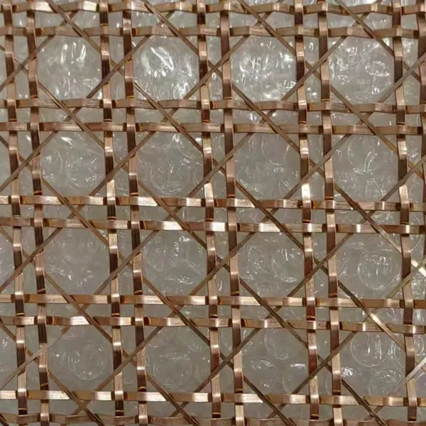 Architectural Metal Decorative Mesh, Hotel Wall Metal Mesh Ceiling Partition Curtains, Industrial Building Exterior Walls photo-5