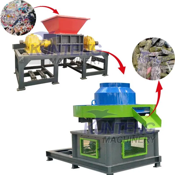 Combustible waste shredding RDF fuel rod forming production line  EPC