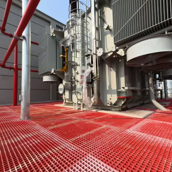 Anti Slip Non Corroding GRP FRP Grate Grating for Car Wash Room photo-5