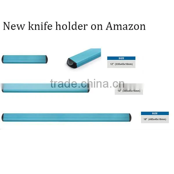 New Arrival Professional Aluminum Kitchen Magnetic Knife Holder and Utensil Rack 18 Inch