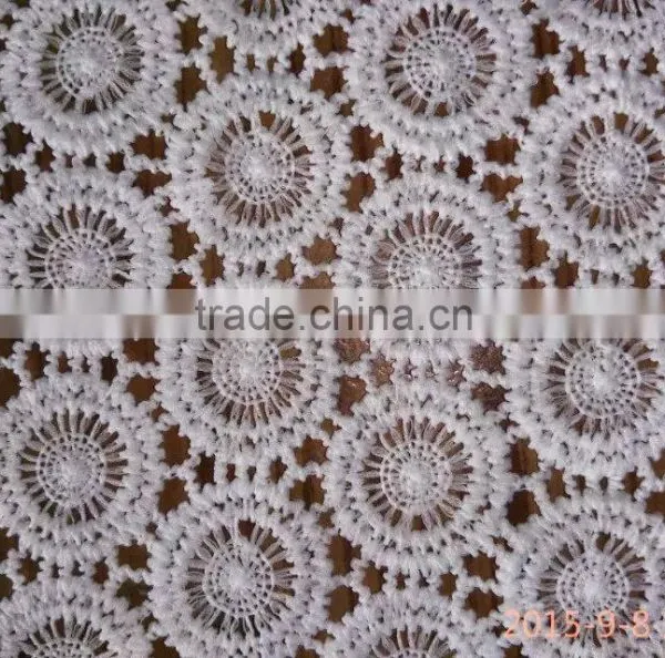 Wholesale Lace Fabric/embroidery Milk Silk Full Lace Water Soluble Lace for Garment Accessory photo-4