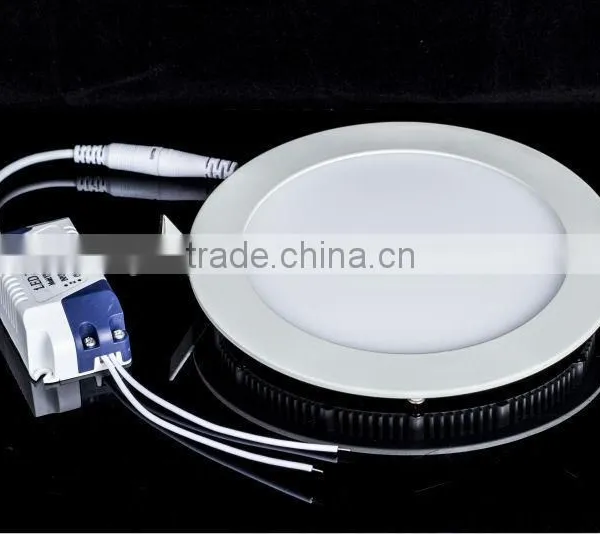 Smd 2835 Aluminum Round Ultra-thin Ceiling Led Recessed Panel Light photo-2