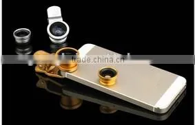 Fisheye Lens for Mobile and Camera,mini Camera Lens Fisheye/wide/macro 3in1 Lens Kit for Projector photo-6