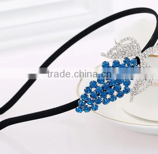 New Style Fashion Diamond Headband Bridal Rhinestone Headbands photo-4