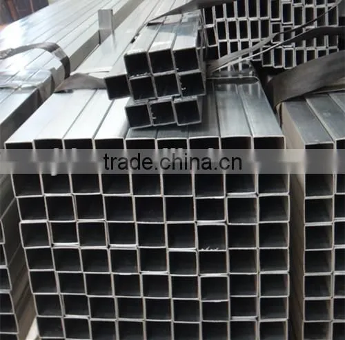 19*38mm,40*40mm,50*50mm Galvanized Steel Pipe photo-2