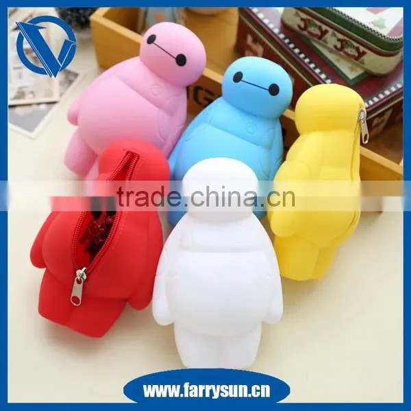 2015 Cute Pencil Pouches/silicone Rubber Pencil Pouche for Christ Mas Eve photo-3