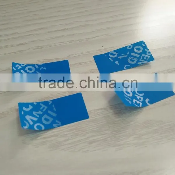 Custom Warranty Void Anti-theft Label