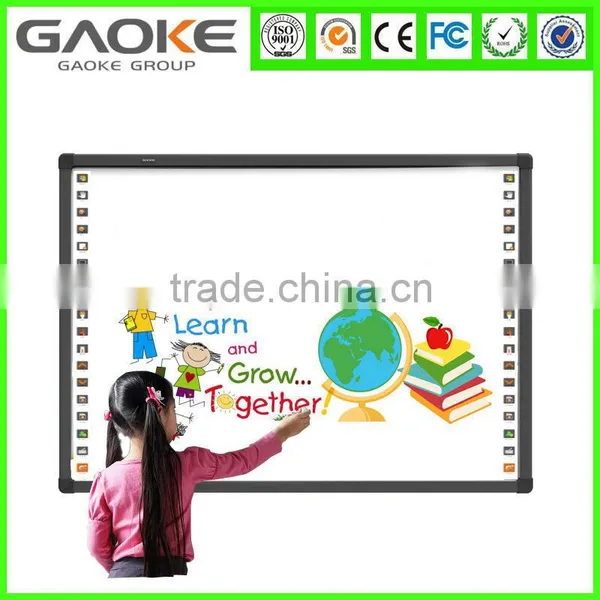 Factory Supply Meeting Room Smart Interactive Board Infrared Touch Screen Wall Mounted/floor Stand photo-5