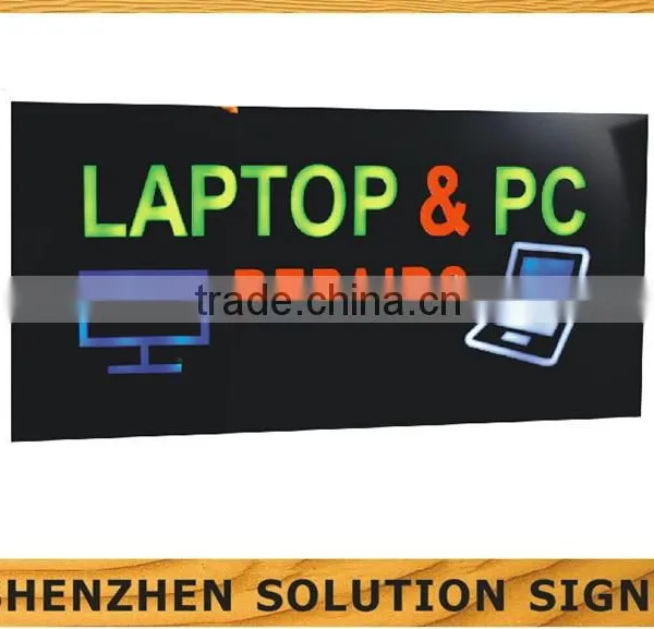 Neon Pizza Display Flashing Sign Fast Food Shop Signs Restaurant Take Away Cafe photo-3