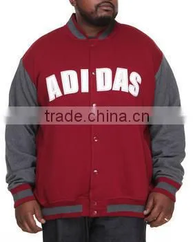 Customized Cotton Fleece Varsity Jacket,custom Pure Cotton Fleece Jacket,fashionwear Cotton Fleece Jacket photo-2