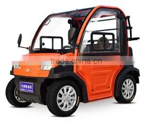 Mini Electric Car Elactric Automobile Orange