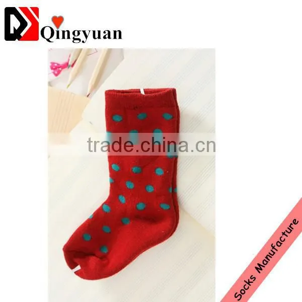 Baby Dot Socks /children Socks /warm Socks in Winter Full Terry Socks /socks Gift