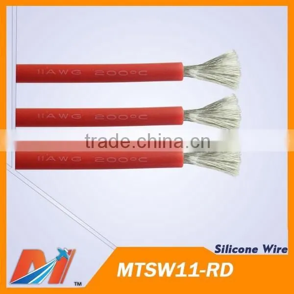 Maytech Red 11AWG Silicone Power Wire EU ROHS and REACH Directive Standards Approved photo-2