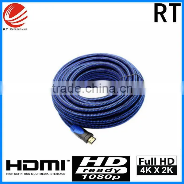 30m 40m 50m 60m 70m 80m 90m 100m HDMI V1.4 M/M Cable High Speed With Repeater Ethernet 4K Support 24AWG CL2, Bule photo-3