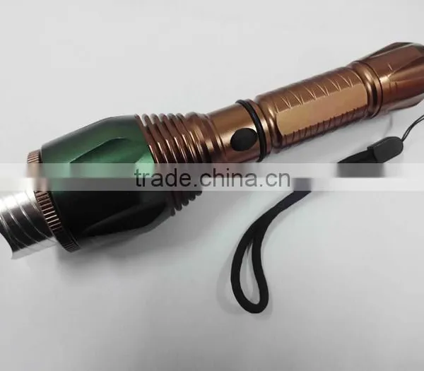 Best R3 250 LM Rotating Zooming Multiple Mode Rechargeable Led Flashlight photo-2
