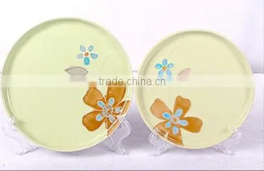 Creative Japanese Korean Flat Ceramic Dinner Plate HY1671902 photo-6