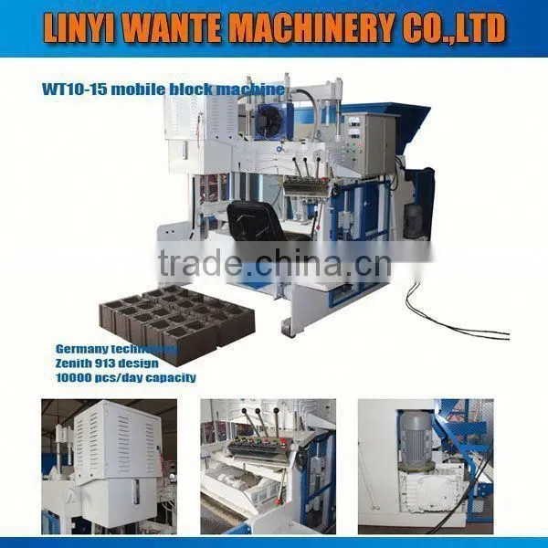 WT10-15 Best Selling China Movable Block Making Machines Dubai photo-2