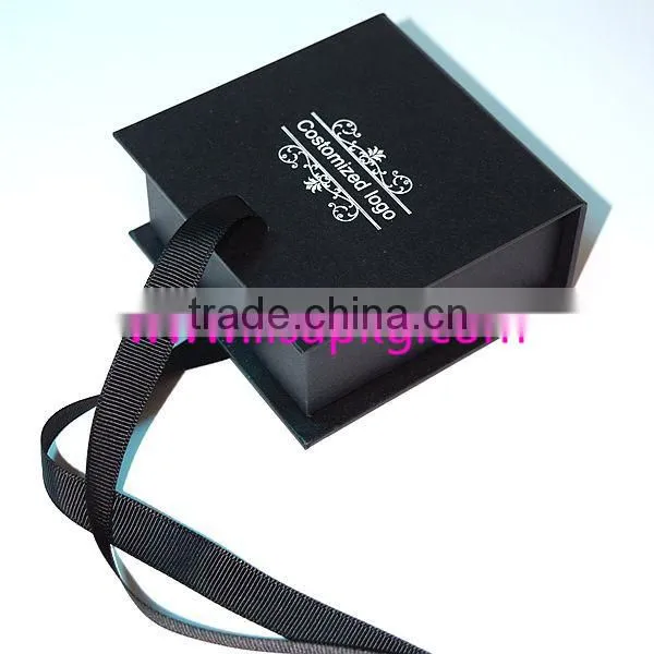 Free Sample Black Custom Chipboard Gift Paper Box photo-4