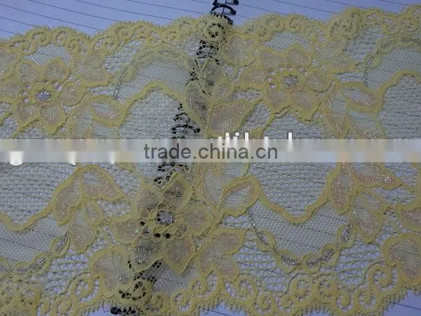 Gold Trimming Lace Wholesale for Girls,lace Curtain-APN4171y-17cm photo-6