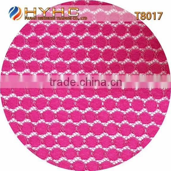Wholesale High Quality Nylon/Cotton Strand Lace Fabric T8017 photo-3